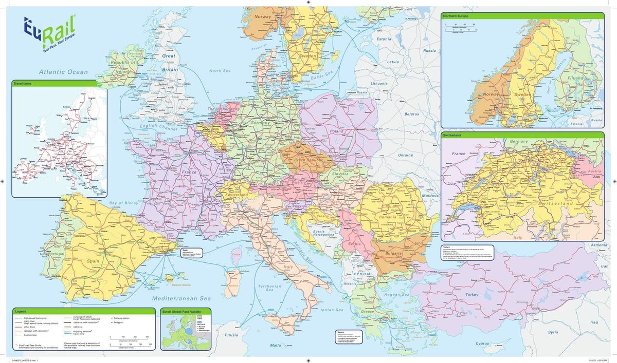 carte de eurail irlande