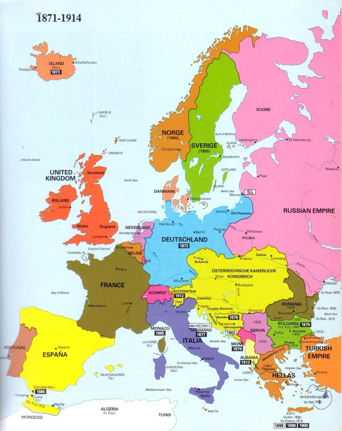 carte de l'irlande et de l'europe