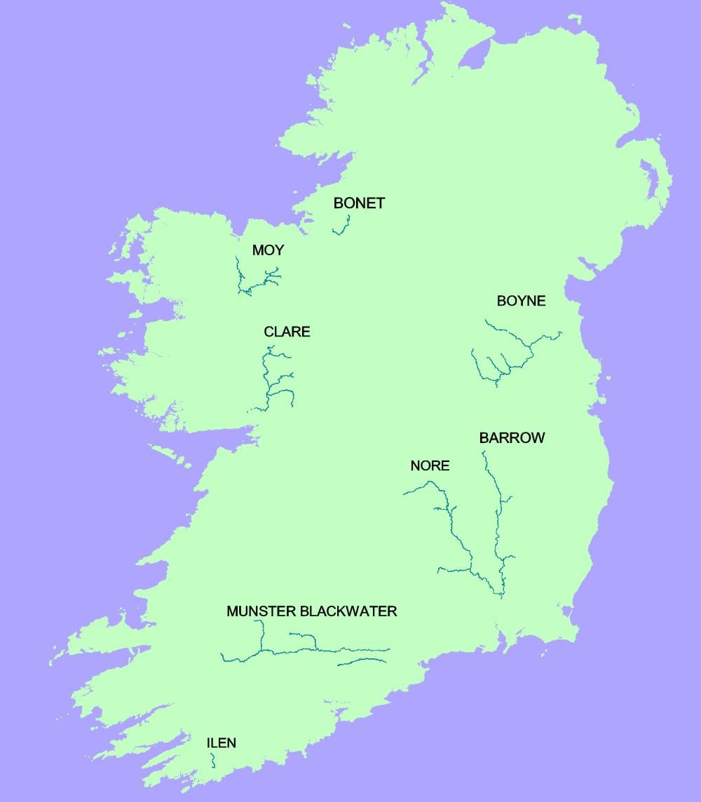 carte de la rivière blackwater, irlande
