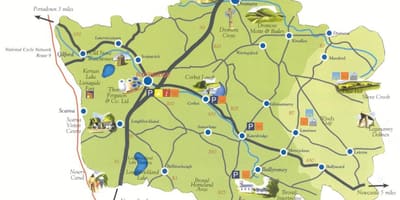 Carte de la co vers le bas n irlande
