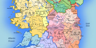 Grande carte détaillée de l'irlande