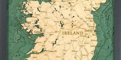 Carte de l'irlande, de la carte de l'art
