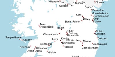 L'irlande carte de visites