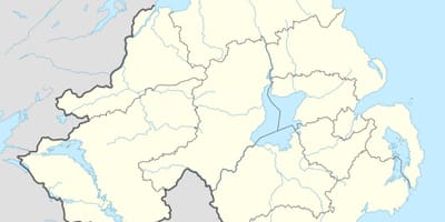 Carte du nord de l'irlande plages 