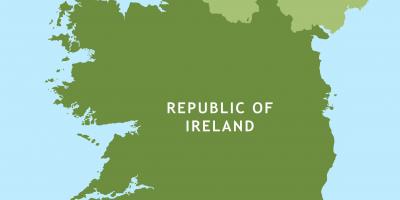 Carte routière de la république d'irlande